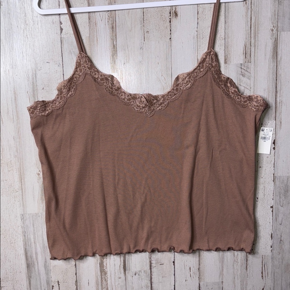 Old Navy Brown Lace Camisole - Picture 3 of 13